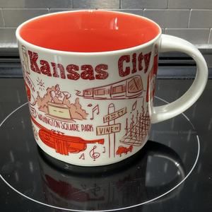 Starbucks Coffee Kansas City Been There Series Mug BBQ Capital of the World 14oz